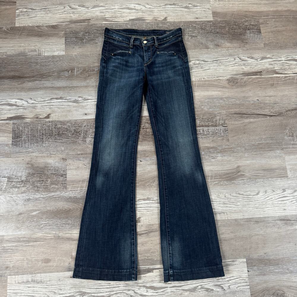 Citizens Of Humanity Dark Wash Wide Leg Jeans